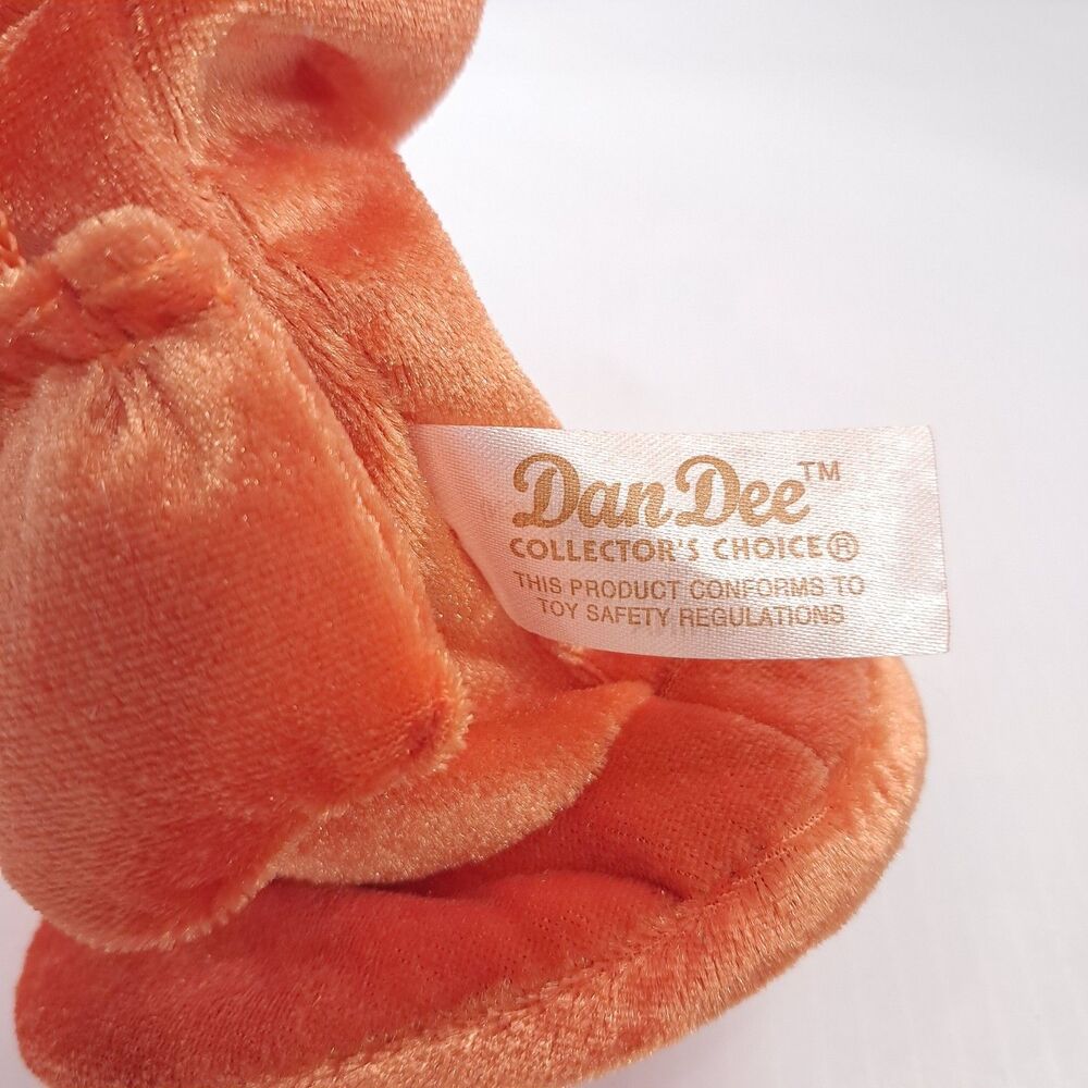 Vintage Dan Dee Pumpkin Spooky Hop & Pop up toy plush Halloween sounds Dandee - Picture 6 of 8